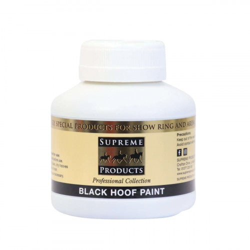 Supreme black hoof paint